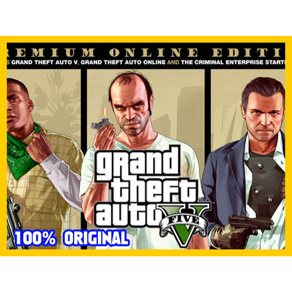 Grand Theft Auto V: Premium Online Edition PC Rockstar Launcher Original Personal