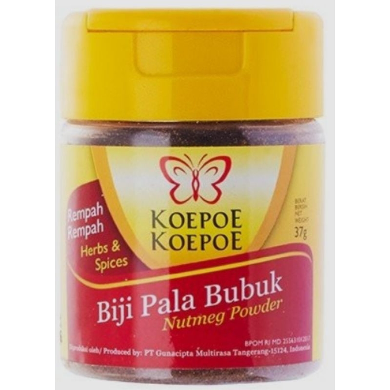 

Koepoe Biji Pala Bubuk 37gr Kupu-kupu Pala