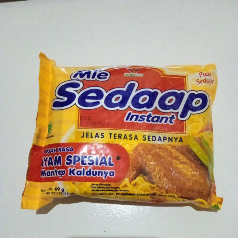 

Mie Sedaap Instant Rasa Ayam Spesial Mantap Kaldu