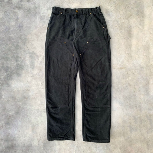 Carhartt double knee pants black