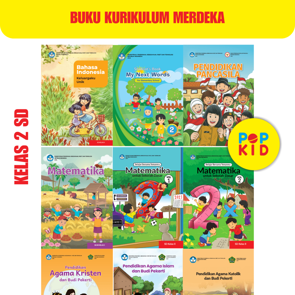 BUKU SISWA KURIKULUM MERDEKA KELAS 2 SD TERLARIS