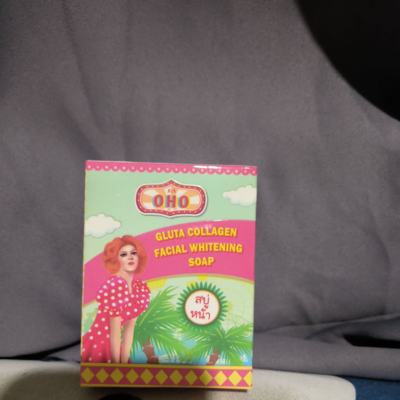 OHO GLUTA COLLAGEN FACIAL WHITENING SOAP ORIGINAL THAILAND