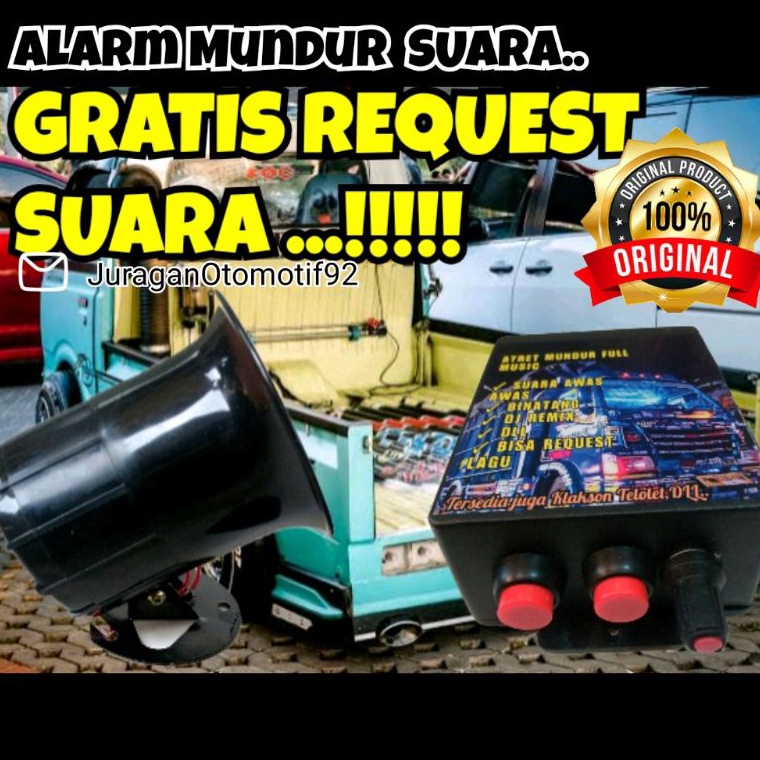 Telah Hadir alaram mundur awas truk atret mundur alarm mundur truk 12v dan 24v