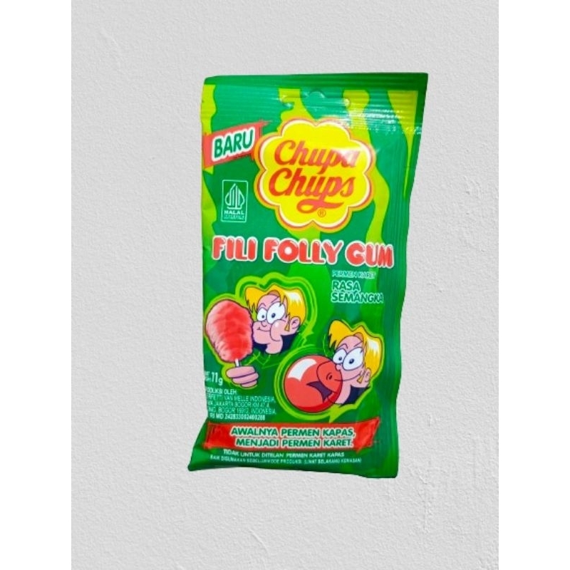 

Chupa Chups Fili Folly Gum Rasa Semangka 11gr