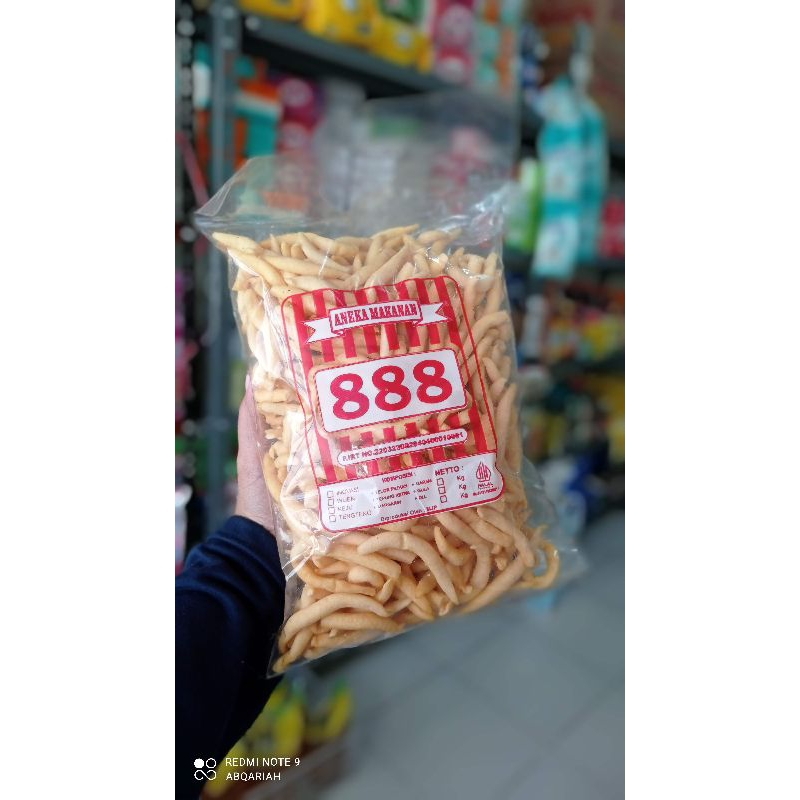 

Telor gabus 888 packing 250gram