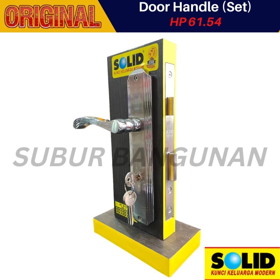 Paket Handle Gagang Kunci Pintu Set Besar Solid HP. 61.54 Kunci SOLID HP. 61.54
