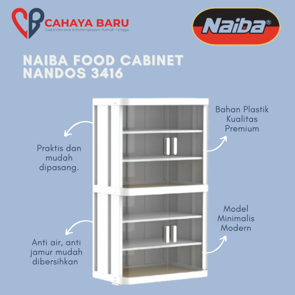NAIBA FOOD CABINET NANDOS 3416