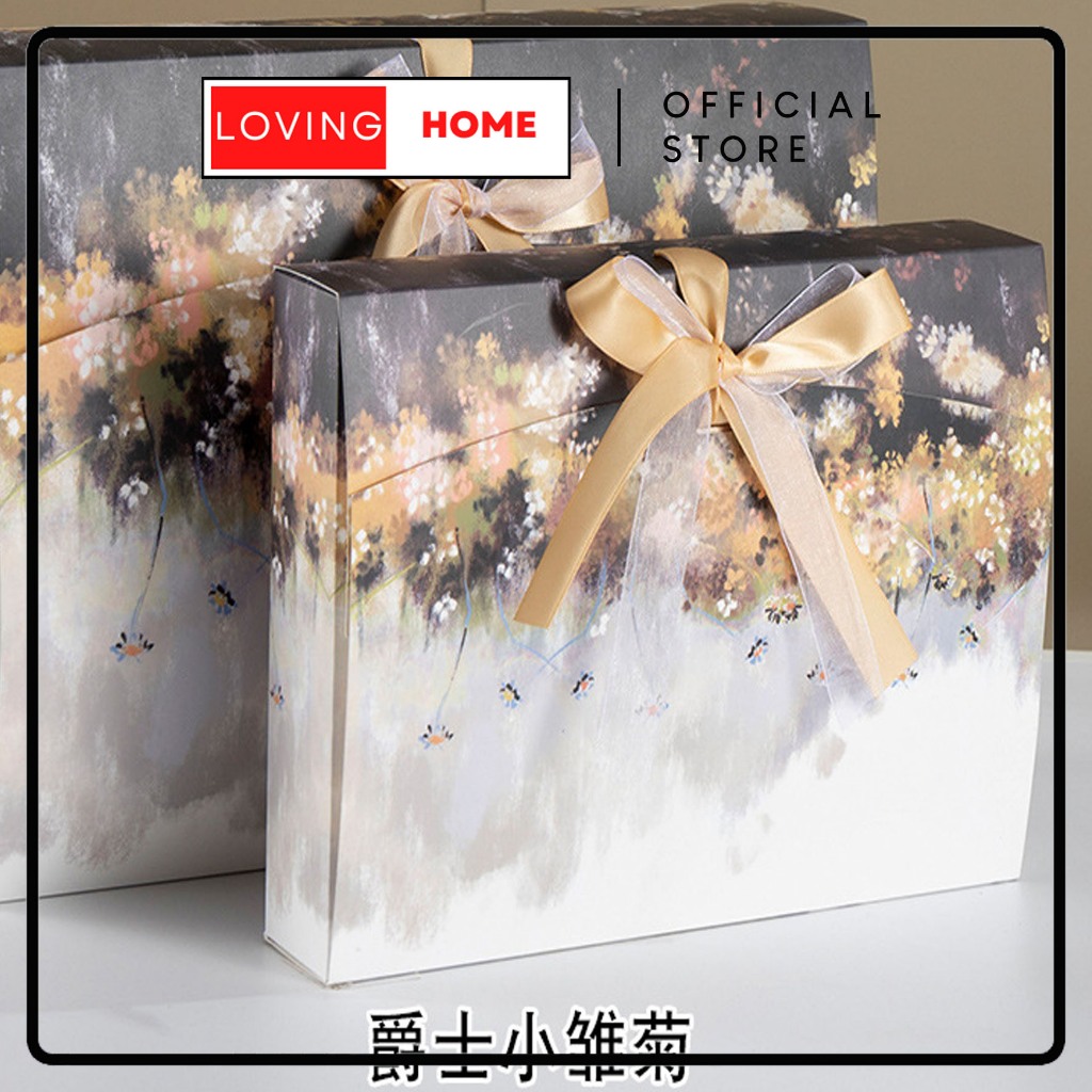 

LOVING HOME - Kotak kado Pita box Gift Karton tebal Kotak Hadiah Sakura Dus Premium