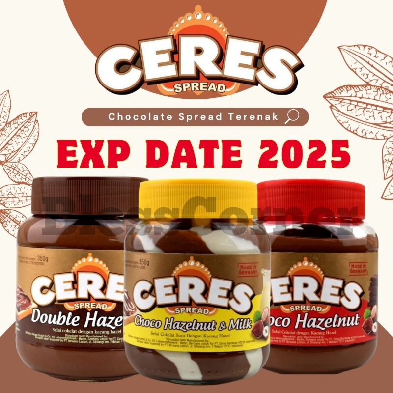 

Ceres Double Huzelnut 350 Gr Ceres Choco Huzelnut 350 Gr Ceres Choco Huzelnut And Milk 350 Gr Ceres Chocolate Spread