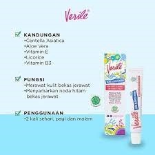 Paket Verile Anti Jerawat-Verile Acne Gel, Verile Acne Blemish Cream, Verile Facial Wash Ndk78