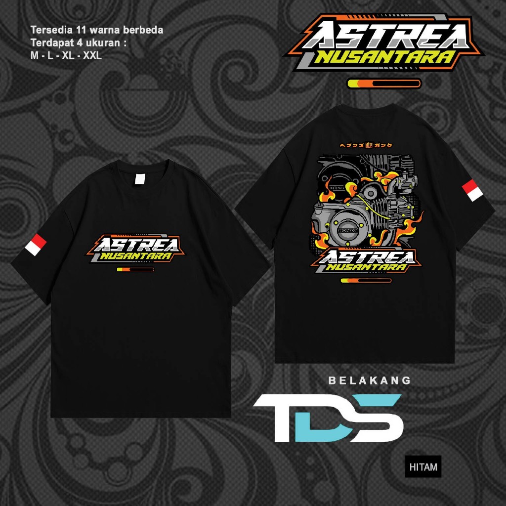 Kaos Astrea Nusantara Kaos Otomotif Kaos Distro Combed 24S