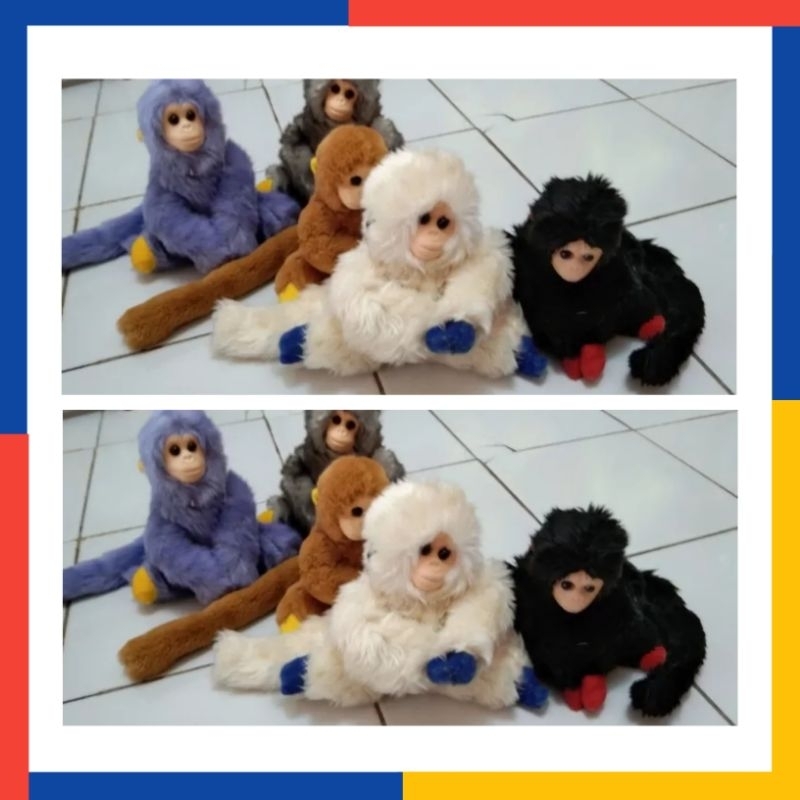 TERBARU PROMO BONEKA MAINAN KERA MINI BONEKA MONYET MESIN CAPIT 20CM