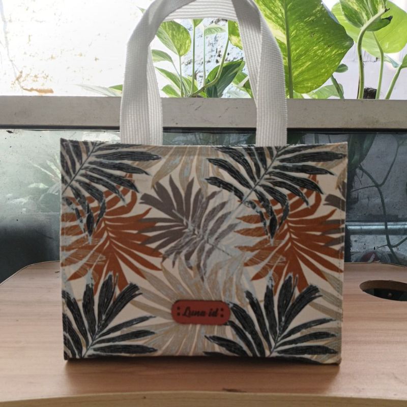 Tas kanvas premium pesta/Tas jinjing/Tas Tote bag kanvas/Tas kanvas motif/Tote bag motif kanvas/Tas 