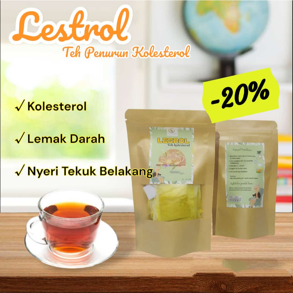 

Teh Herbal Celup Lesrol Isi 15 Pcs Sehat Menyembuhkan Enak Segar Aman Alami Non Kimia Lokal Viral Halal