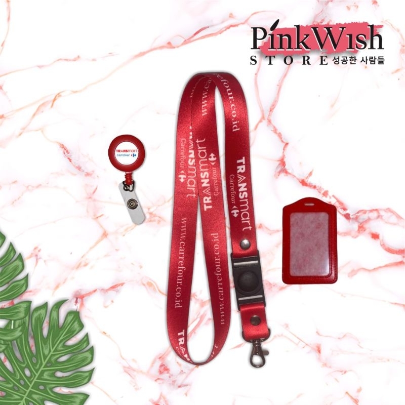 

Tali idcard TRANSMART merah / lanyard TRANSMART merah [READY STOCK] TERMURAH !!! Beli Eceran Rasa Grosir