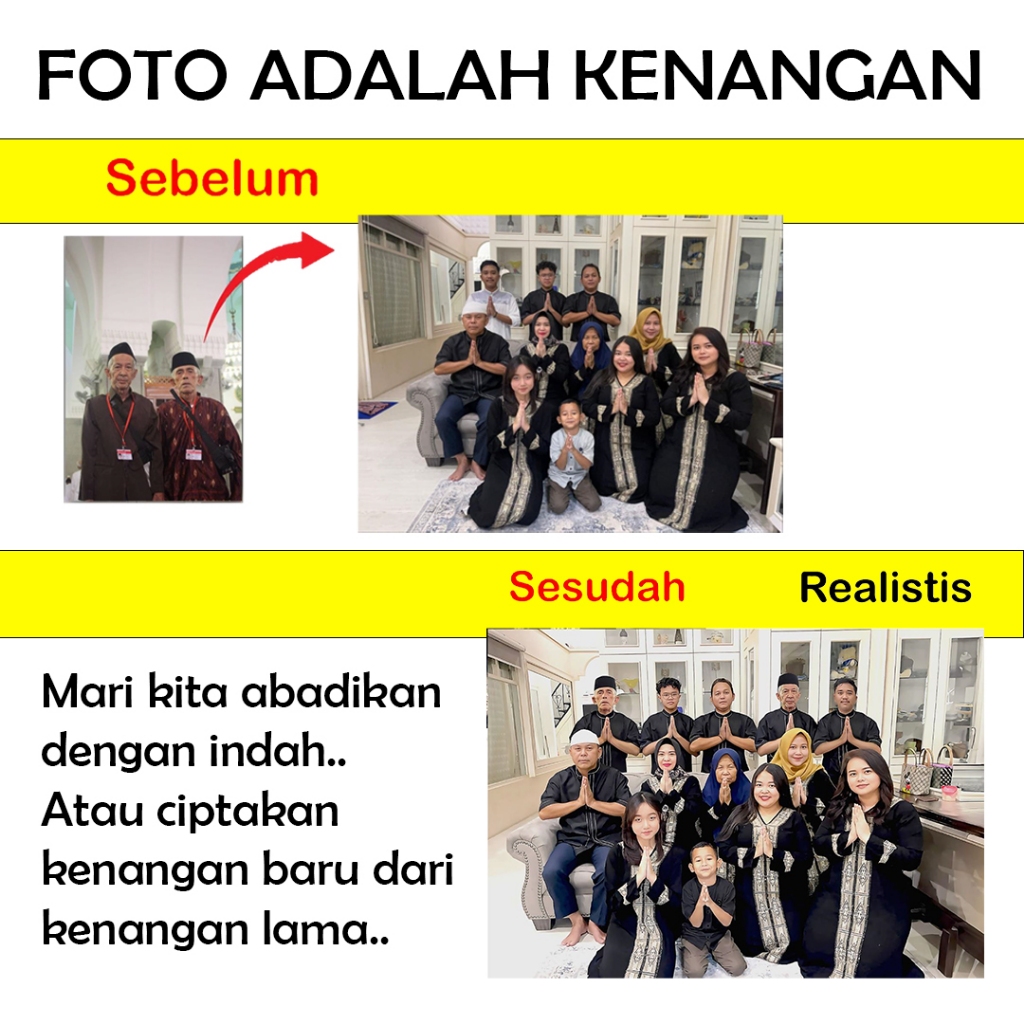 Jasa Edit Foto Keluarga
