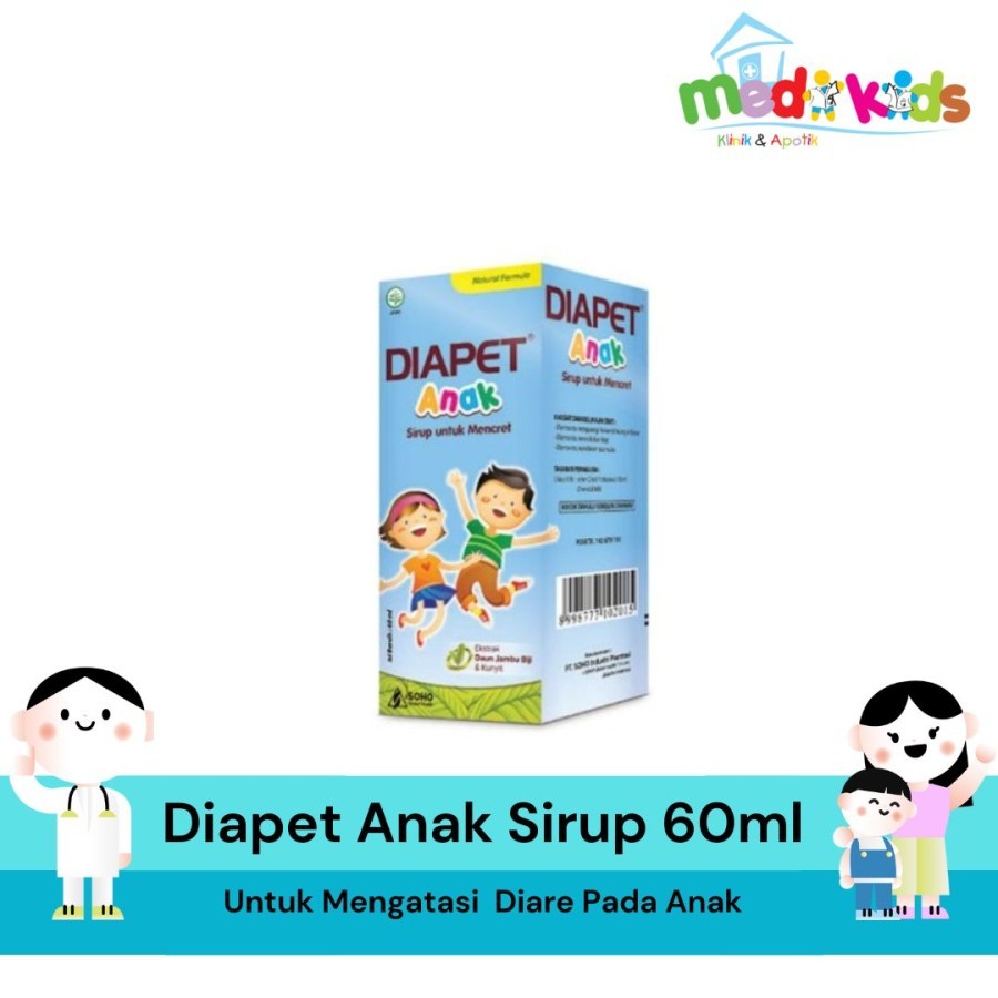 Diapet Anak Sachet Sirup - Obat Diare Anak
