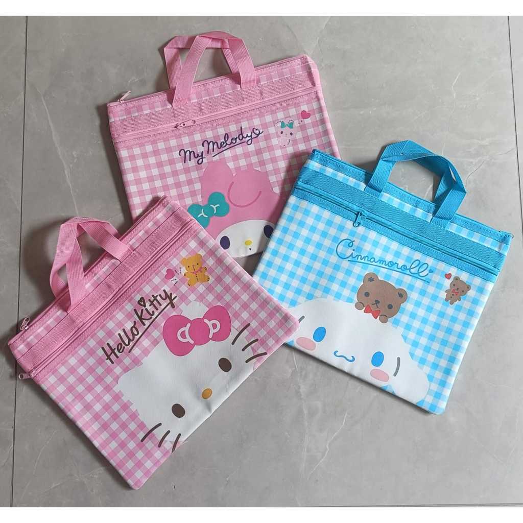 

Tas Map Sanrio Kain/Tas Anak/Tahan Air/Cinnamorrol