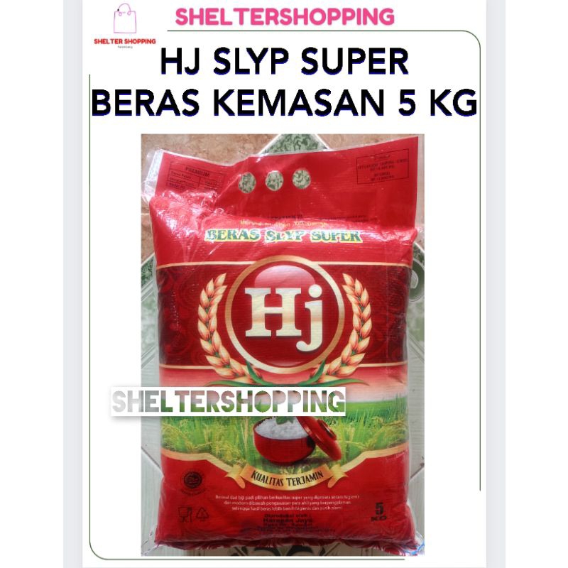 

(INSTANT & SAMEDAY) HJ SLYP SUPER Beras Kemasan 5 KG