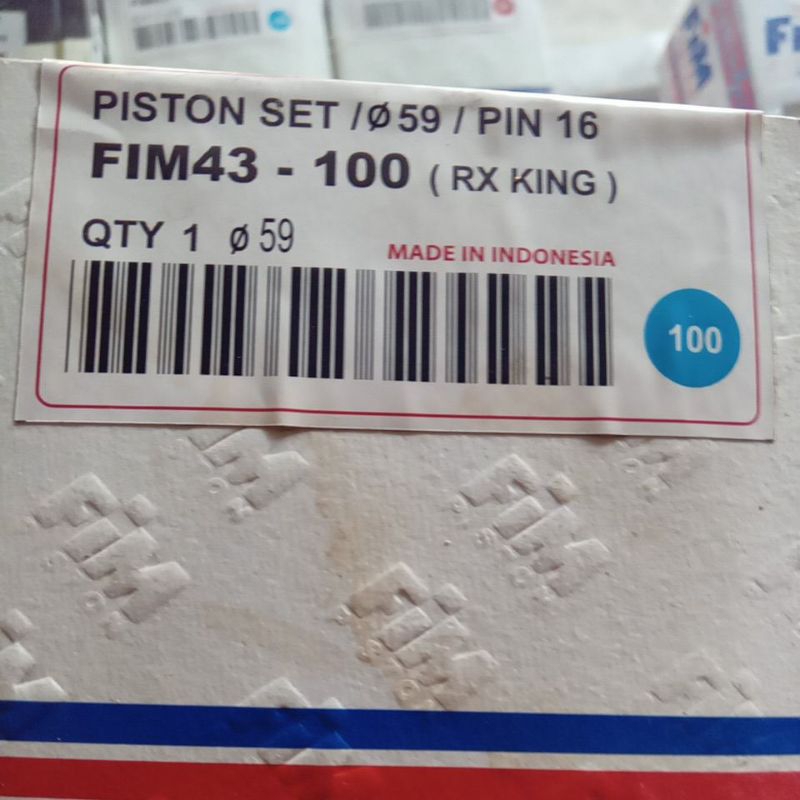 piston kit FIM RX king