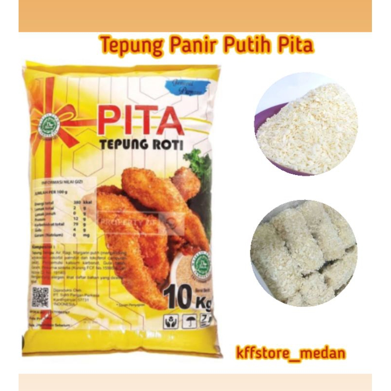 

Tepung Panir Putih Pita Repack (per 250g)