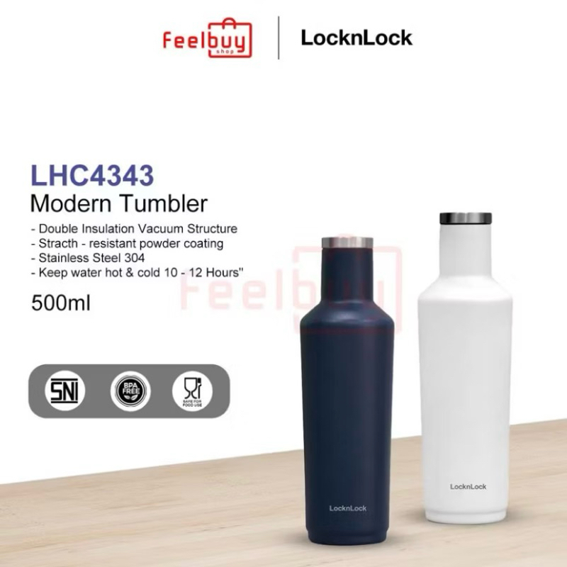 Lock and Lock modern Tumbler - PUTIH