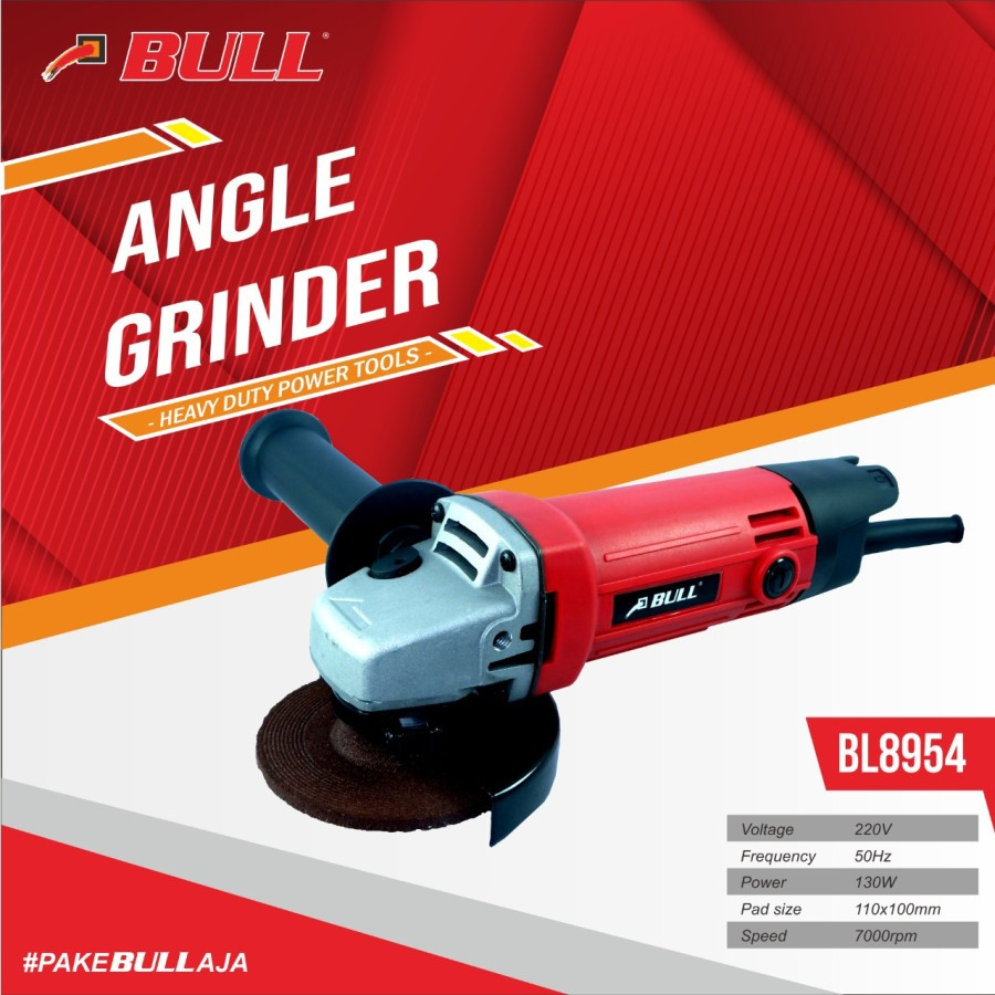 [BL8954] BULL Mesin Gerinda BL8954 - Grinder Grinda Grenda 570watt (Compatible MT954)