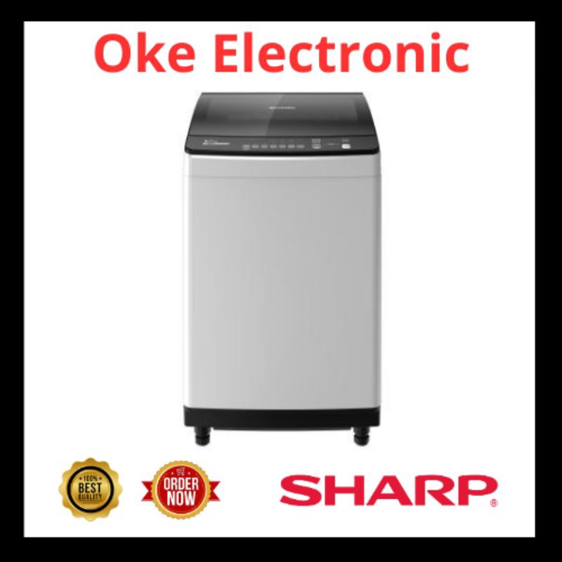 Mesin Cuci 1 Tabung SHARP 9KG / 10KG Top Loading Bukaan Atas