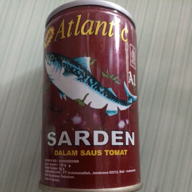 

sarden atlantic 155gram