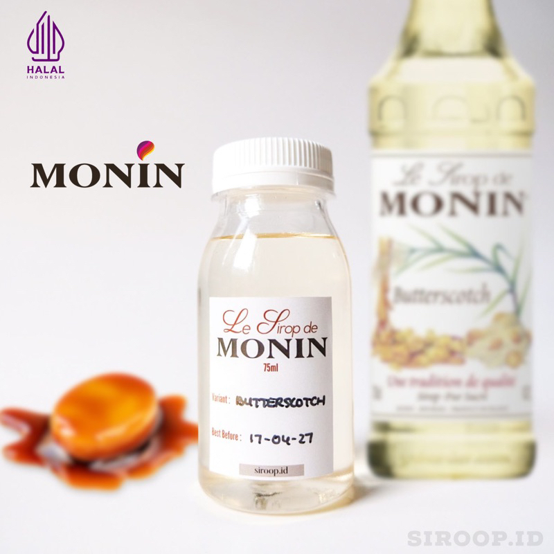 

Repack Monin Syrup Butterscotch (30ml,75ml,100ml)