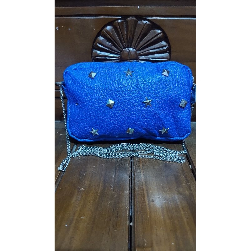 Sling Mini kulit Asli tali rantai