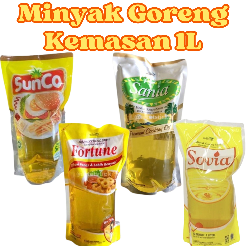 

Jual Produk Minyak Pouch Minyak Goreng Kemasan 1L