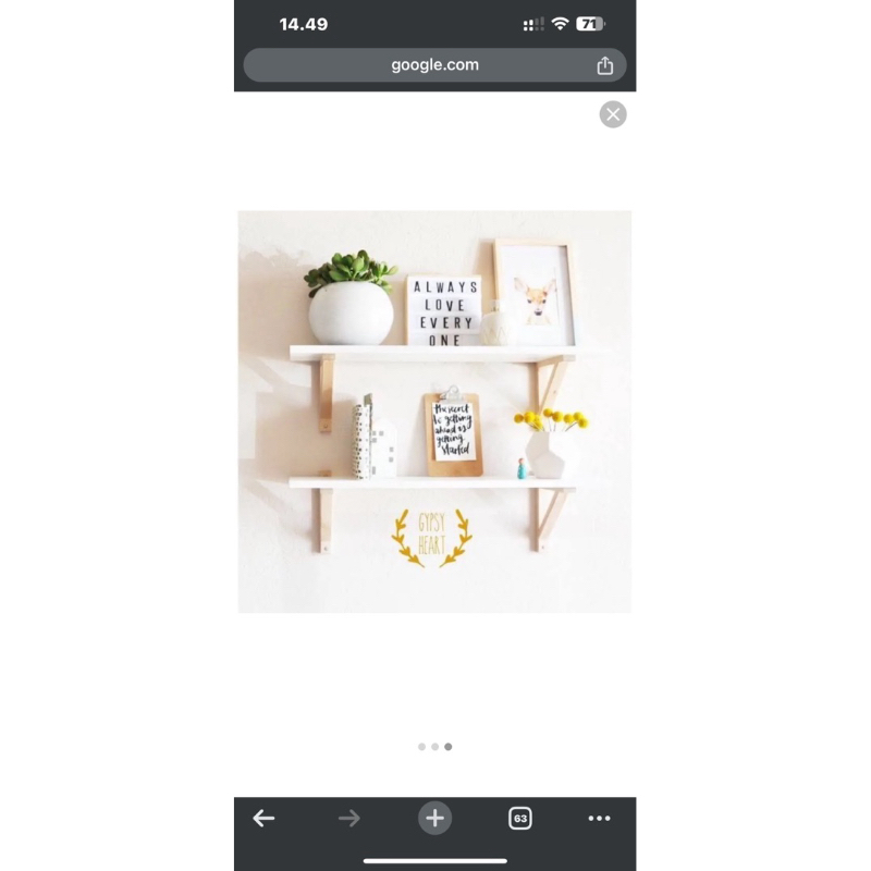 Rak Siku / Penyangkal Ambalan Kayu / Siku Kayu bagus