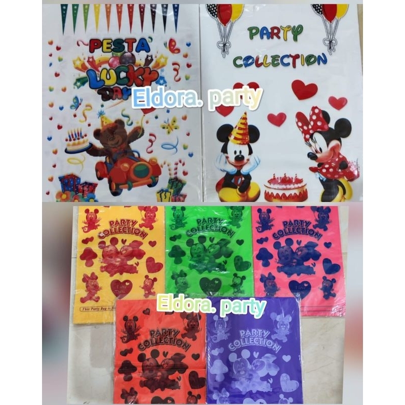 

Plastik Snack Mickey Mouse Putih / Plastik Snack Corak Mickey Mouse Warna Warni/Plastik Snack Ulang Tahun