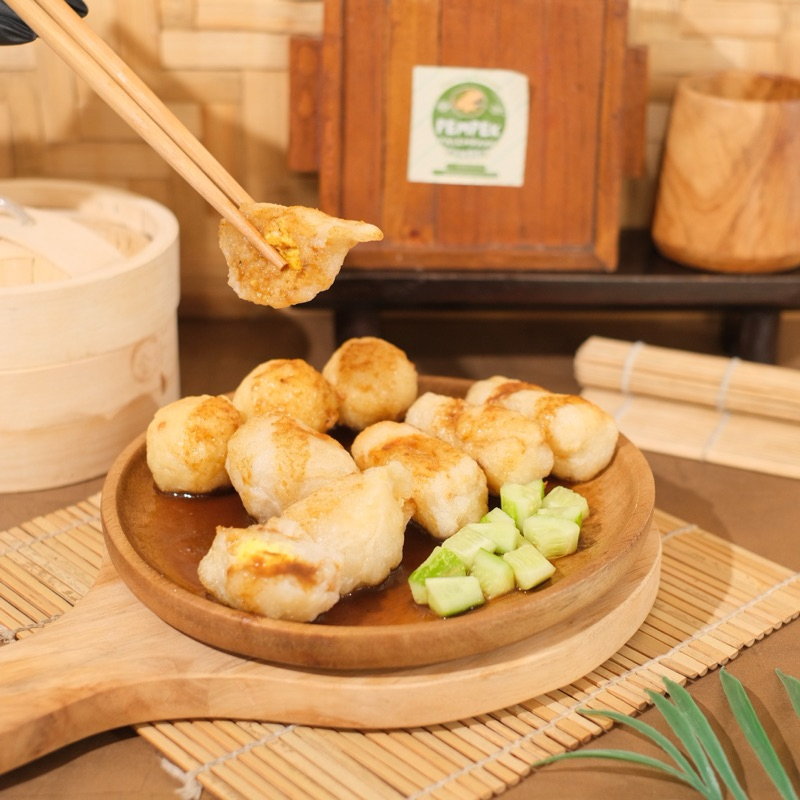 

Pempek asli palembang frozen (lenjer, isi telur ,adaan)