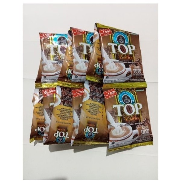 

1 DUS Top Coffee Kopi Susu 120 sachet