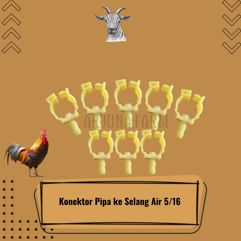 Nipple Konektor Tempat Minum Otomatis Nipple Ayam Broiler Kelinci