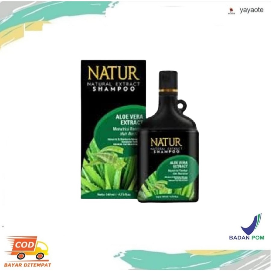NATUR SHAMPOO ALOE VERA 270ML ORIGINAL - SHAMPOO NATUR ALOE VERA