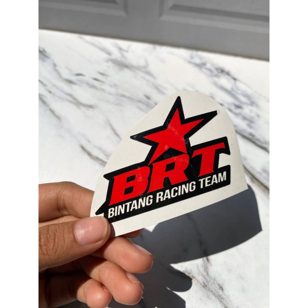 

STIKER BRT ( BINTANG RACING TEAM) PRINT CUT VINYL ANTI PUDAR
