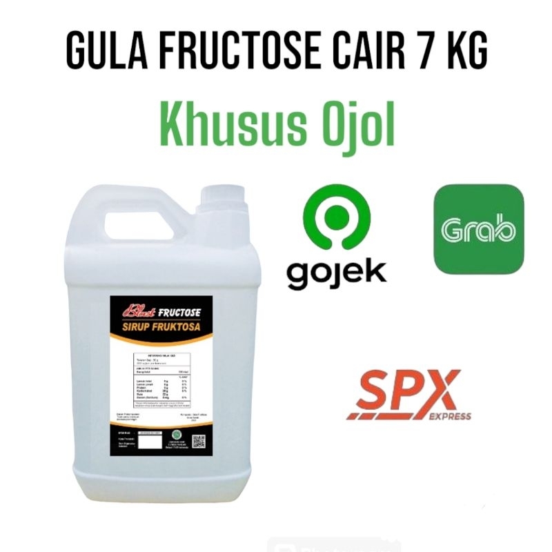 

Gula Cair Premium Fructose 7kg/5liter (khusus ojol)