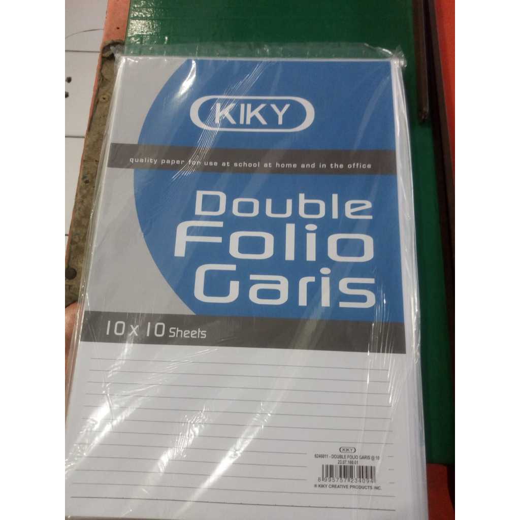 

folio bergaris kiky 70gsm 1 pack isi 100 lembar