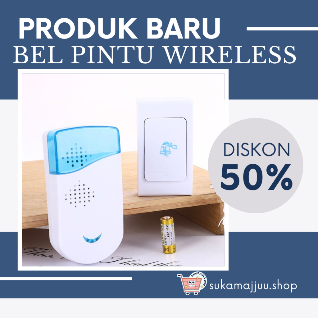 Nirkabel 32 jenis musik Mesin menggunakan listrik wireless||bel pintu wireles / bel pintu wireless