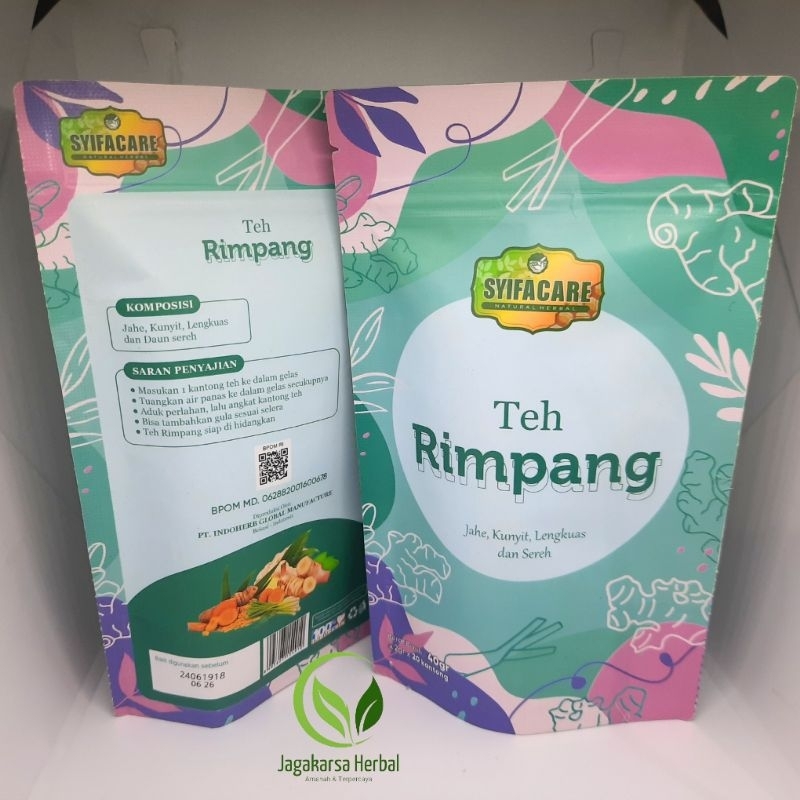 

TEH RIMPANG PROMO BELI 3 LEBIH MURAH - Teh Celup Rempah | Teh Diet Detox | Teh Pelangsing Alami | Teh Rimpang Syifacare isi 20 Kantong