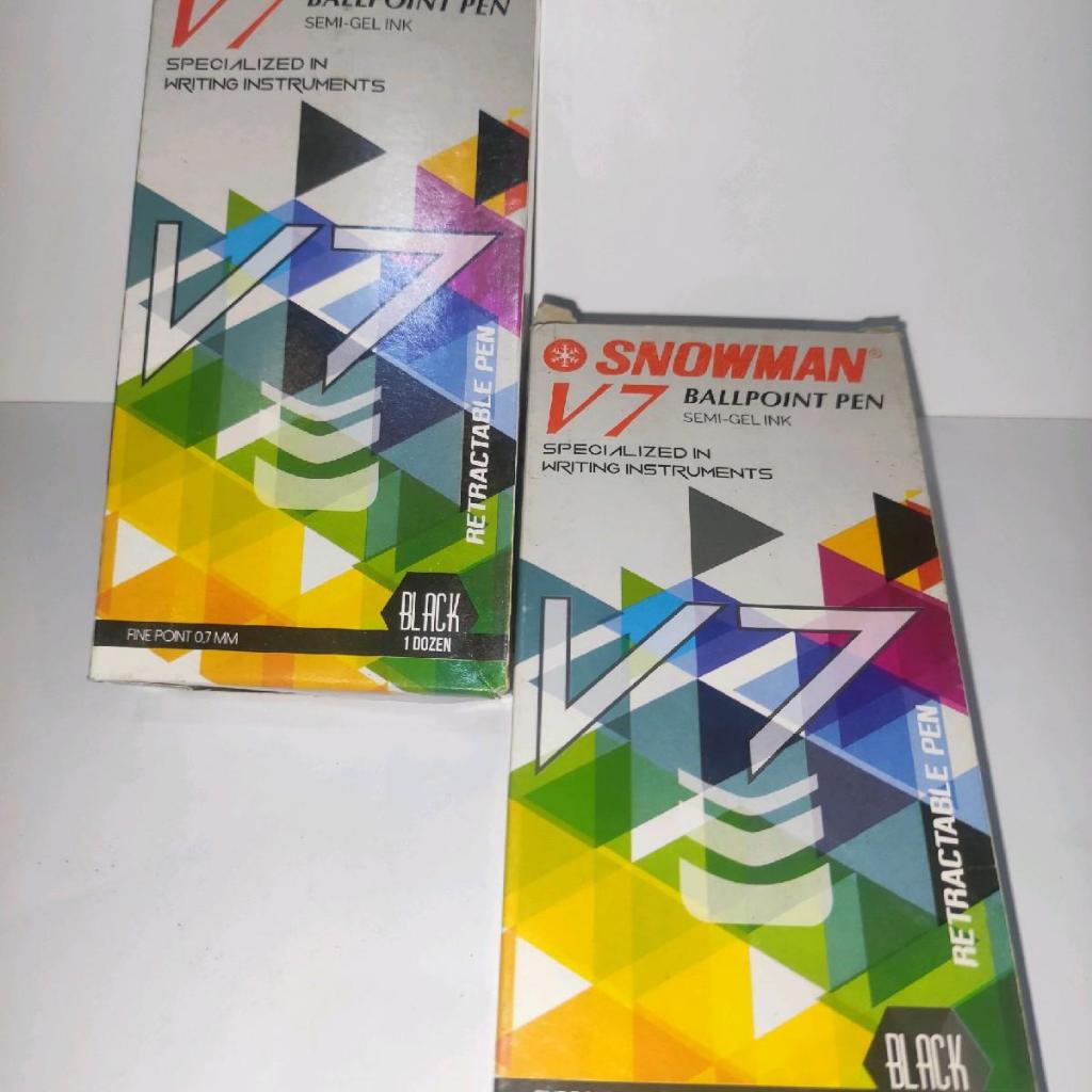 

Pena Snowman V7 0,7mm / Pulpen Snowman V7 / Ballpoint Snowman V7