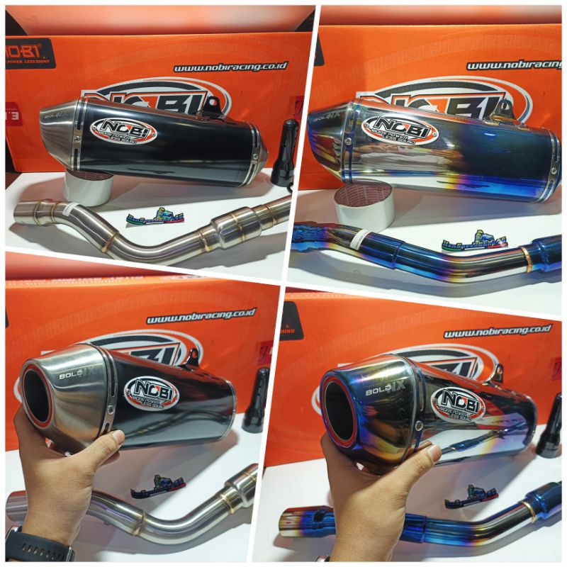 KNALPOT NOB1 BOLD NX NOBi NX NMAX PCX ADV AEROX VARIO125/150 ALLNEW
