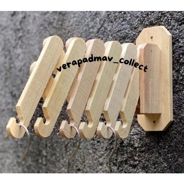 Kapstok Jadul | Hanger Gantungan Baju Bahan KAYU PINUS