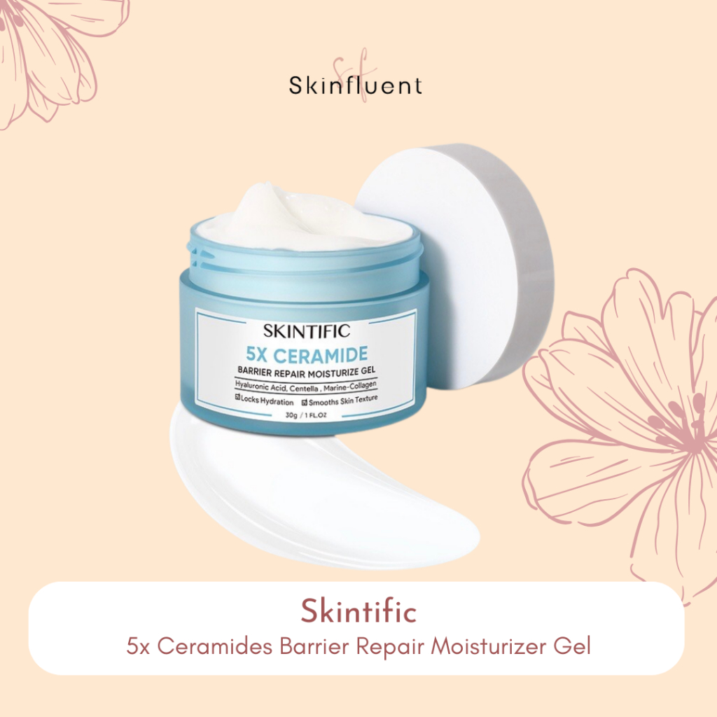 Skintific 5x Ceramides Barrier Repair Moisturizer Gel 30 gr Untuk Semua Jenis Kulit by Skinfluent