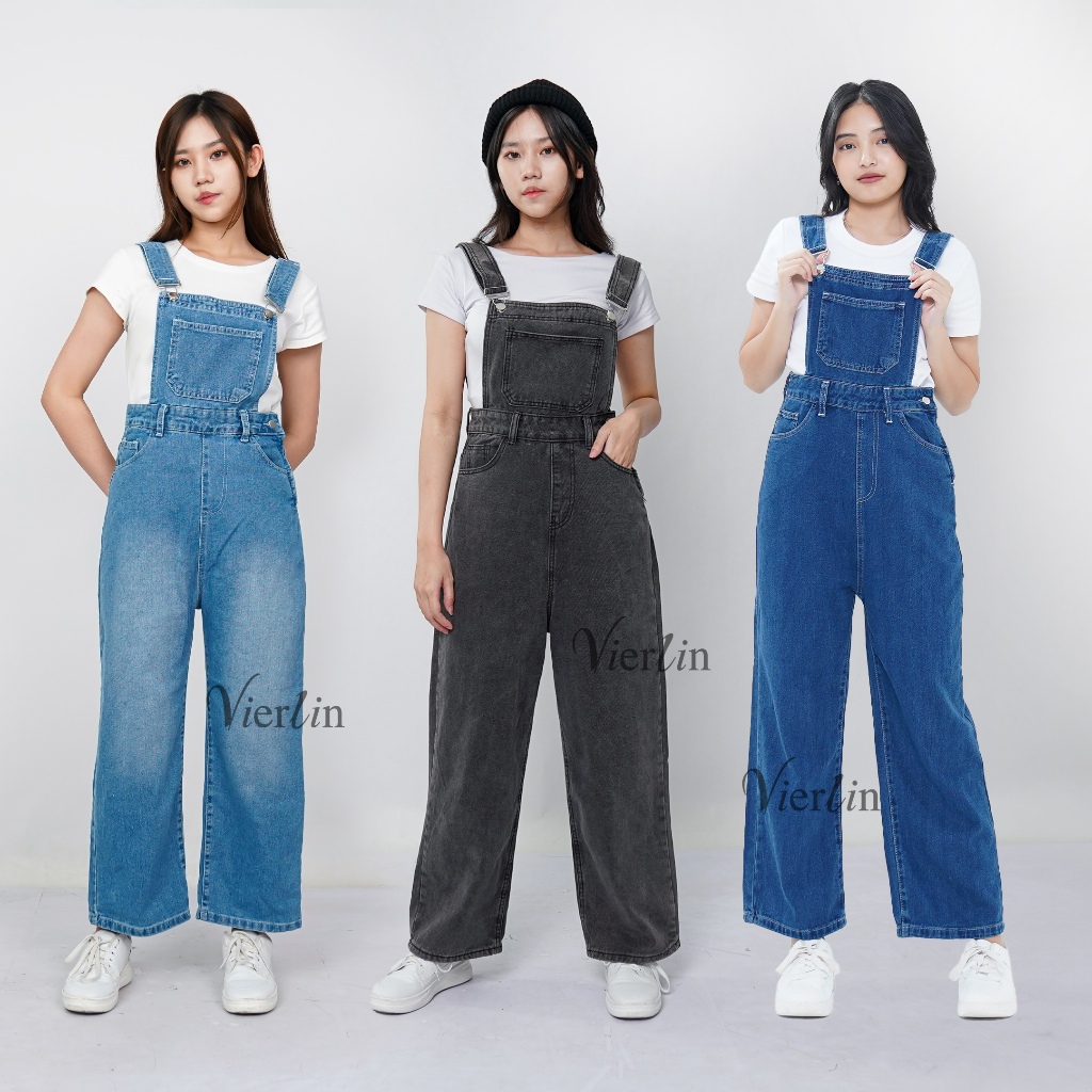 Clana Trend Baru Bahan Adem Baju Kodok Wanita Korean Viral Trendy Jumpsuit Remaja Jansuit Baju Kodoj