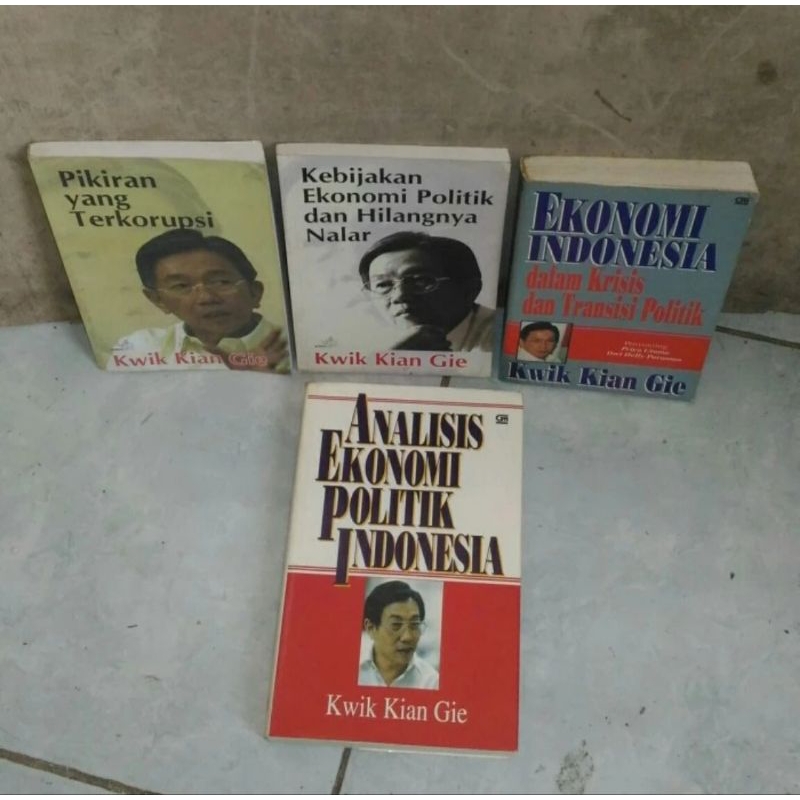 Kwik Kian Gie Buku Lawas Original Sepaket