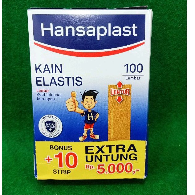 Hansaplast Plaster Kain 100+10 lembar